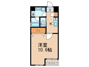 マンション３８５の物件間取画像